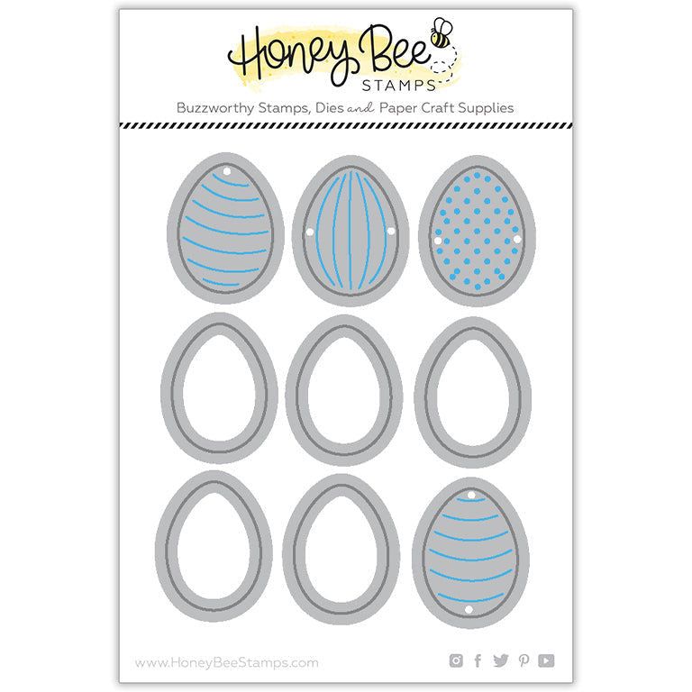 Itty Bitty Eggs - Honey Cuts - Stand - Alone Dies - Honey Bee Stamps