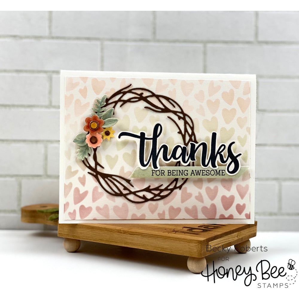 Itty Bitty Fall Flowers - Honey Cuts - Stand - Alone Dies - Honey Bee Stamps
