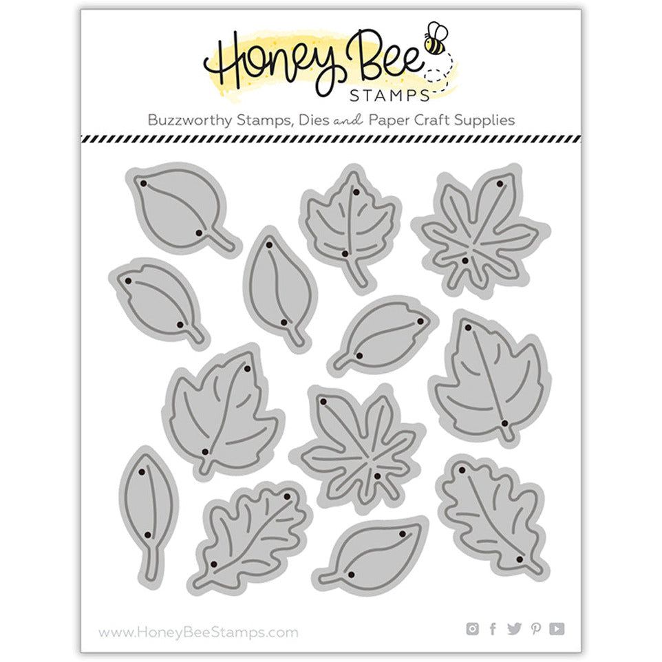 Itty Bitty Leaves - Honey Cuts - Stand - Alone Dies - Honey Bee Stamps