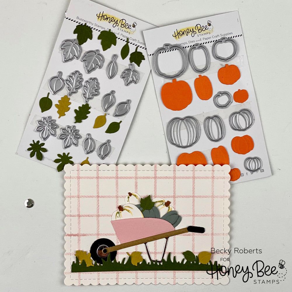 Itty Bitty Pumpkins - Honey Cuts - Stand - Alone Dies - Honey Bee Stamps