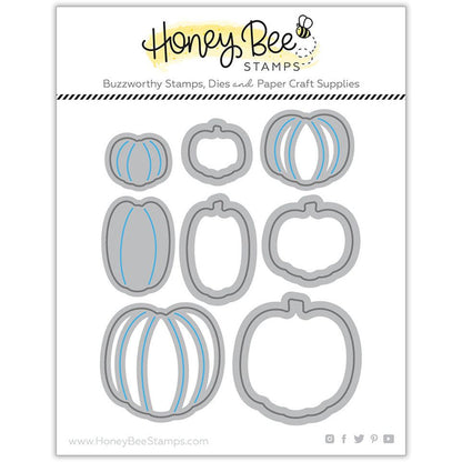 Itty Bitty Pumpkins - Honey Cuts - Stand - Alone Dies - Honey Bee Stamps