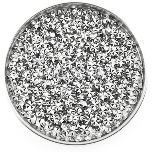 Jewel of Silver - 5mm Star Faceted Rhinestones - Honey Bee Stamps