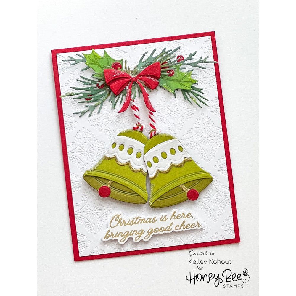 Jingle All The Way - 4x5 Photopolymer Stamp Set - Honey Bee Stamps
