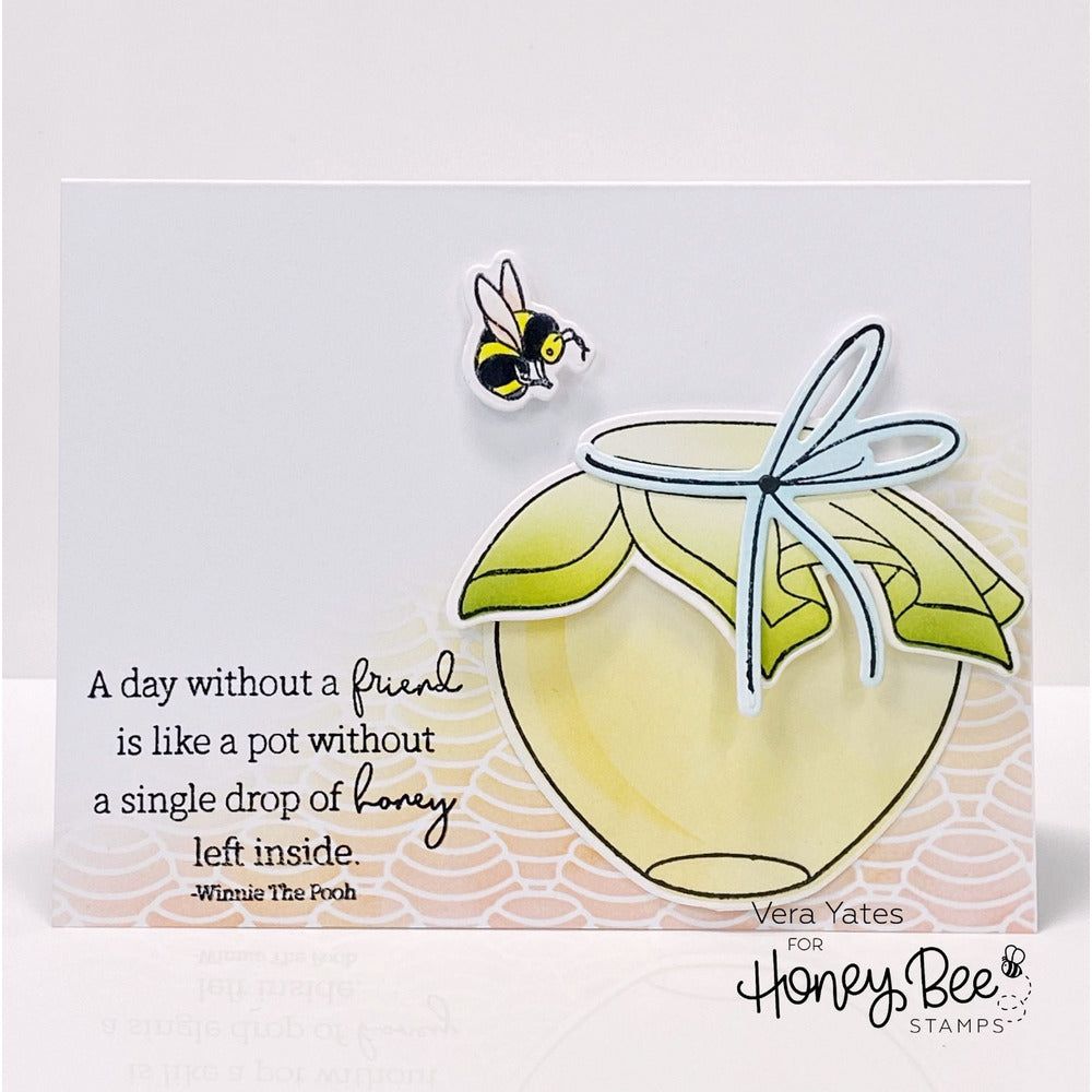 Just BEEcause - 6x8 Photopolymer Stamp Set - Retiring - Honey Bee Stamps