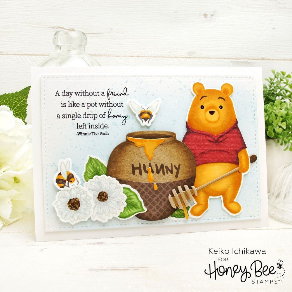 Just BEEcause - 6x8 Stamp Set - Honey Bee Stamps