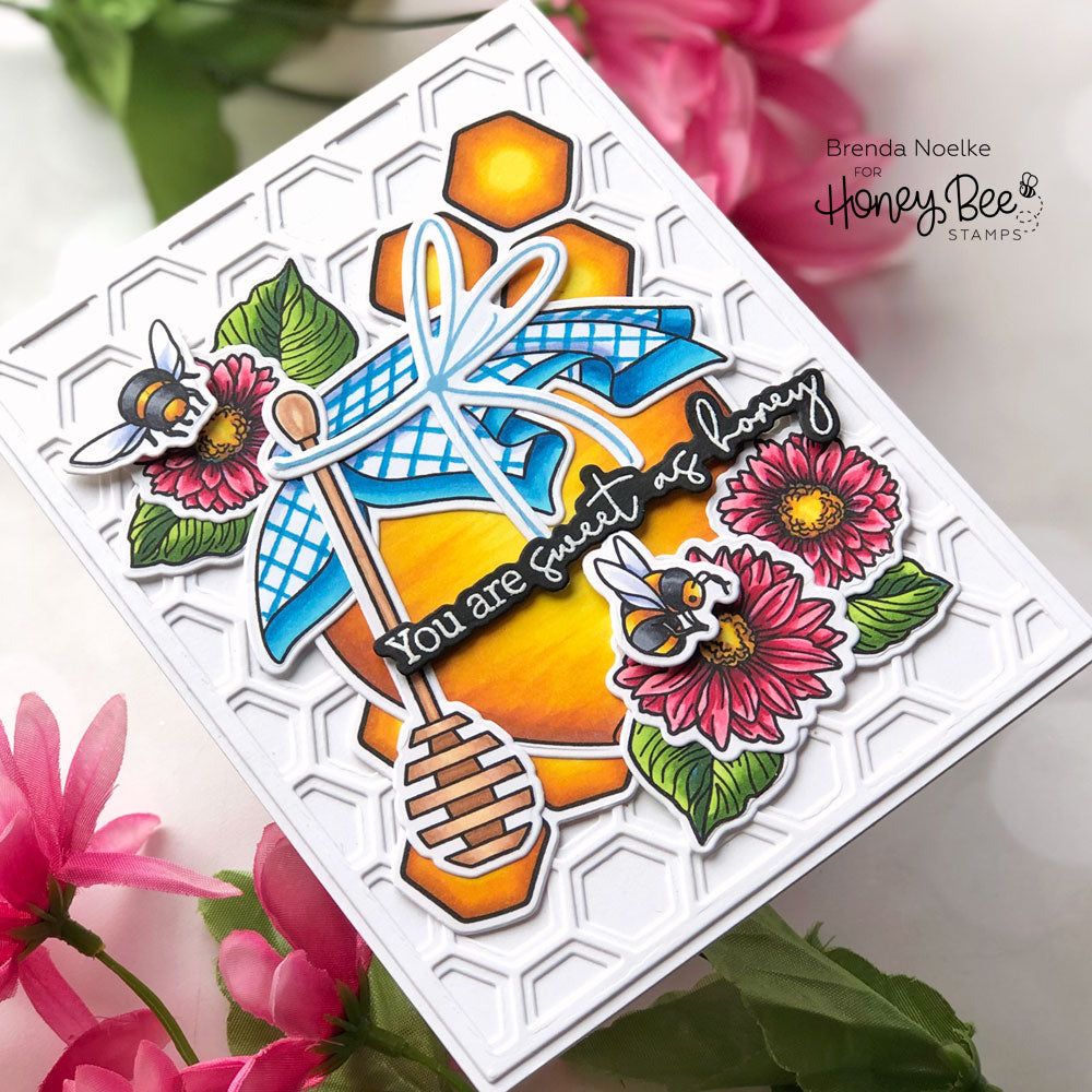 Just BEEcause - Honey Cuts - Honey Bee Stamps