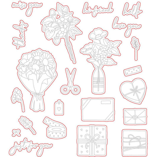 Just For You - Honey Cuts - Coordinating Dies - Retiring - Honey Bee Stamps