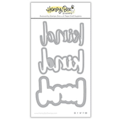 Kind Buzzword - Honey Cuts - Stand - Alone Dies - Retiring - Honey Bee Stamps