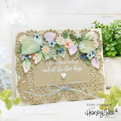 Lace A2 Cover Plate - Honey Cuts - Stand - Alone Dies - Retiring - Honey Bee Stamps