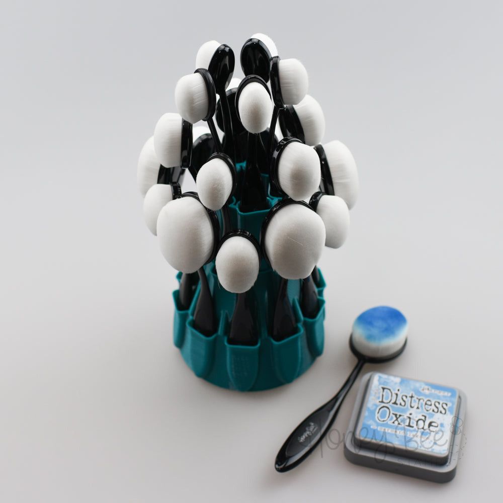 Layer Cake Blender Brush Caddy - Teal - Honey Bee Stamps
