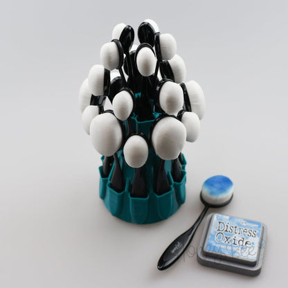Layer Cake Blender Brush Caddy - Teal - Honey Bee Stamps