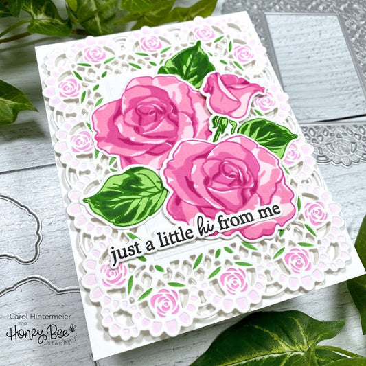 Layered Lace - Set of 5 Layering Stencils - Honey Bee Stamps