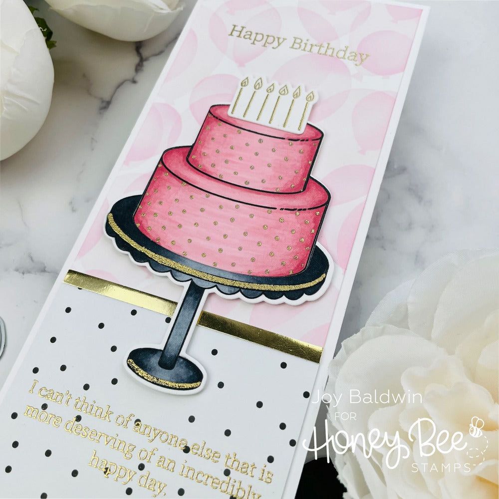 Layering Balloons - Set of 2 - 6"x6" Stencils - Honey Bee Stamps