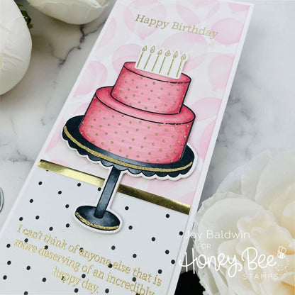 Layering Balloons - Set of 2 - 6"x6" Stencils - Honey Bee Stamps