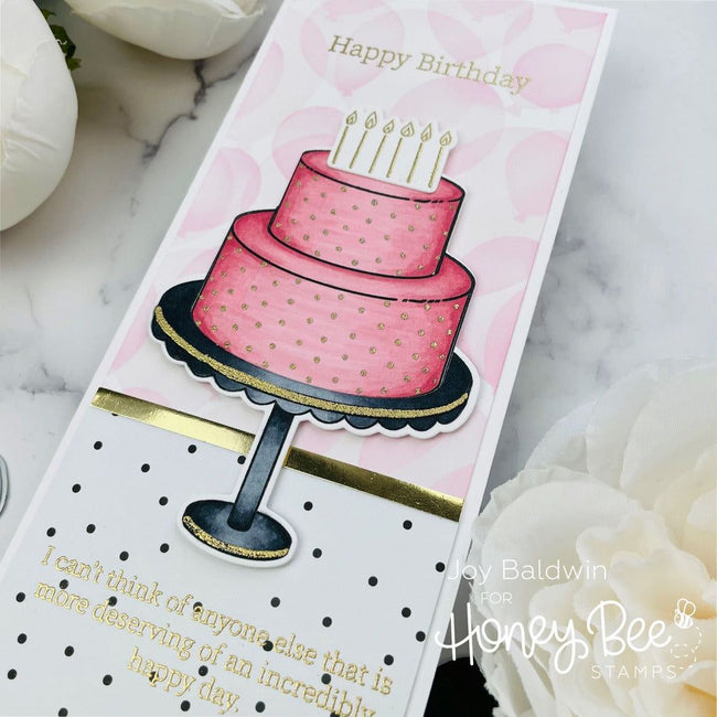 Layering Balloons - Set of 2 Stencils - Honey Bee Stamps