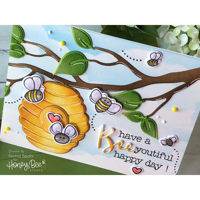 Layering Bee Hive - Honey Cuts - Honey Bee Stamps