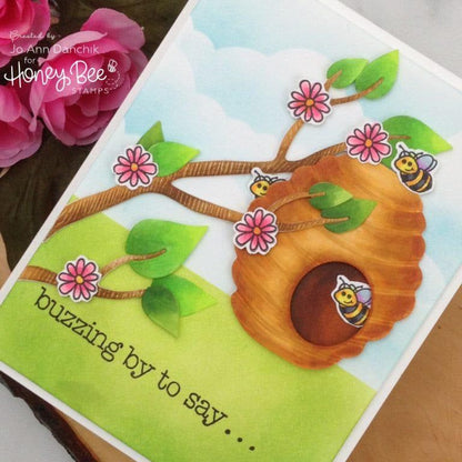 Layering Bee Hive - Honey Cuts - Stand - Alone Dies - Honey Bee Stamps