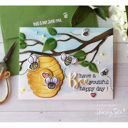 Layering Bee Hive - Honey Cuts - Stand - Alone Dies - Honey Bee Stamps