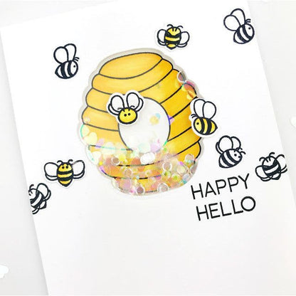 Layering Bee Hive - Honey Cuts - Stand - Alone Dies - Honey Bee Stamps
