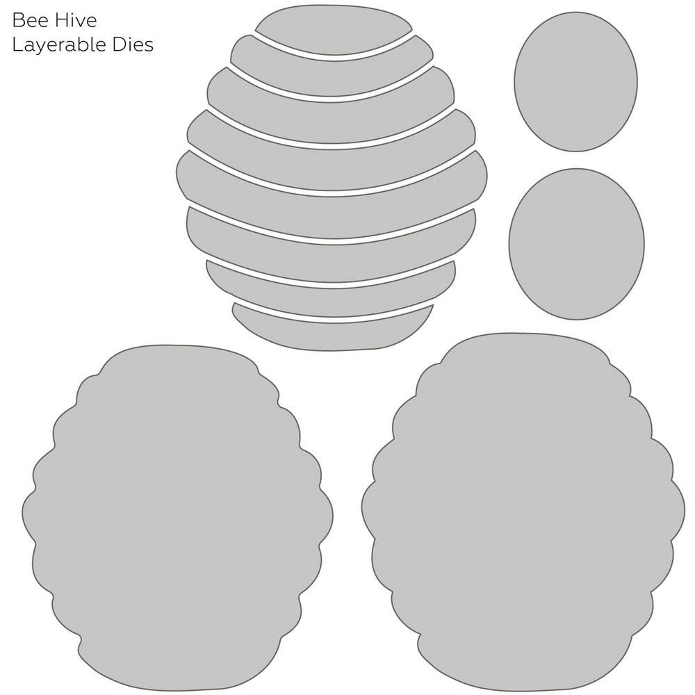 Layering Bee Hive - Honey Cuts - Stand - Alone Dies - Honey Bee Stamps