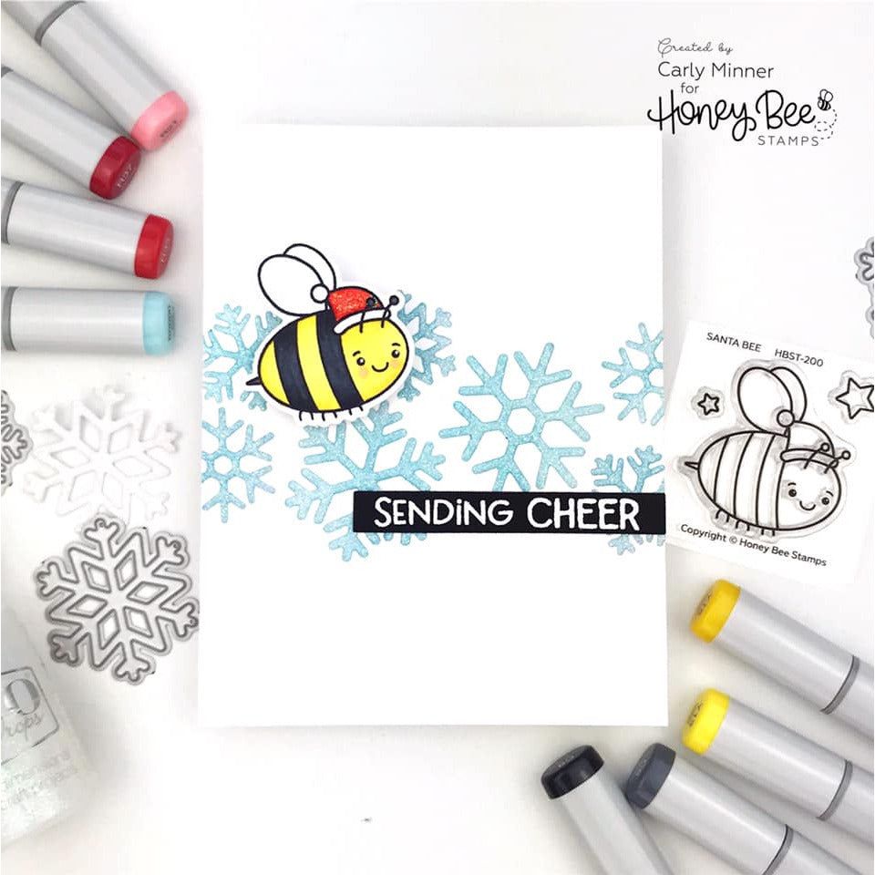 Layering Snowflakes - Honey Cuts - Stand - Alone Dies - Honey Bee Stamps