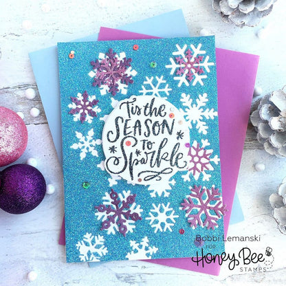 Layering Snowflakes - Honey Cuts - Stand - Alone Dies - Honey Bee Stamps