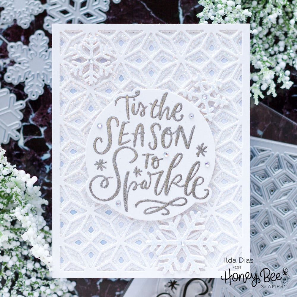 Layering Snowflakes - Honey Cuts - Stand - Alone Dies - Honey Bee Stamps