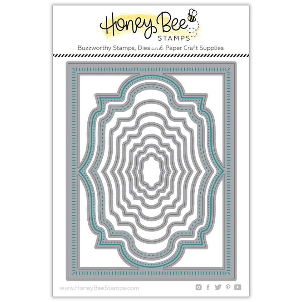 Layering Vintage Labels - Honey Cuts - Stand - Alone Dies - Honey Bee Stamps