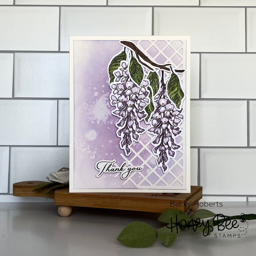 Layering Wisteria - Honey Cuts - Retiring - Honey Bee Stamps