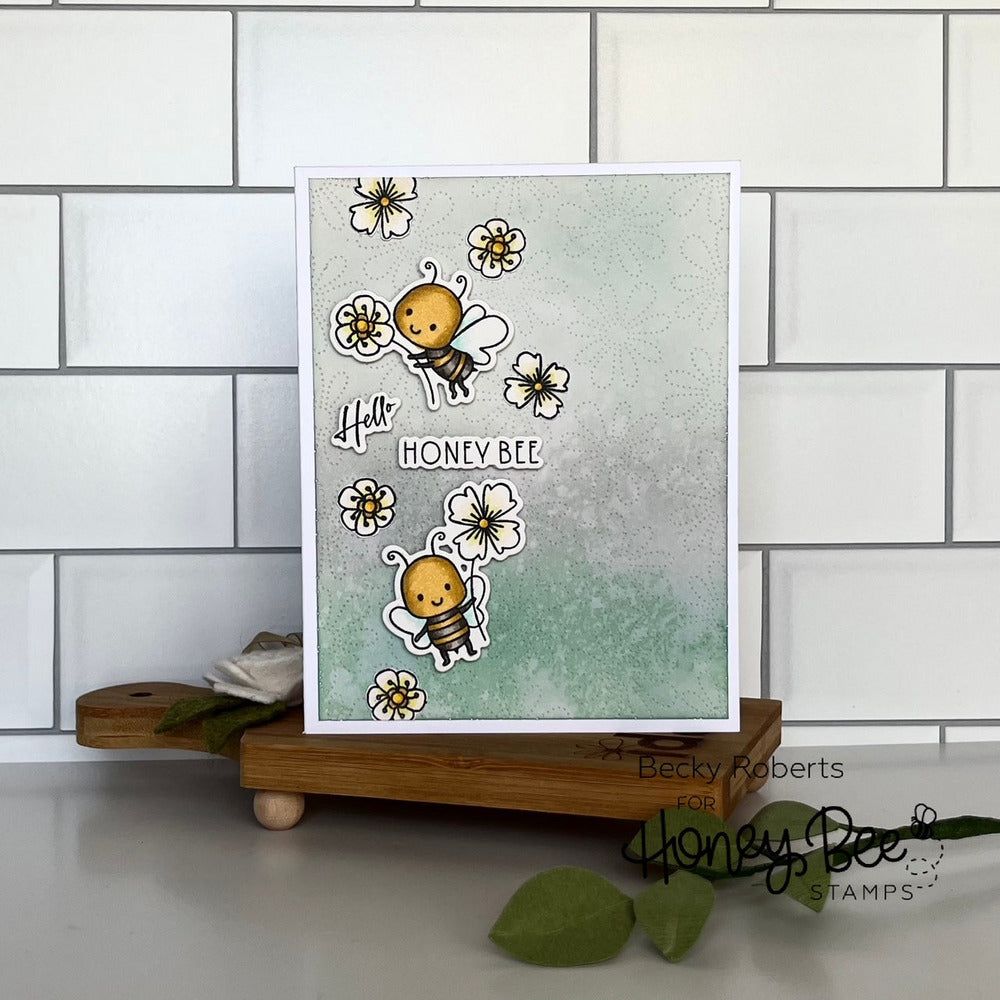 Lazy Daisy Pierced A2 Cover Plate - Honey Cuts - Honey Bee Stamps