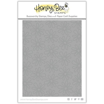 Lazy Daisy Pierced A2 Cover Plate - Honey Cuts - Stand - Alone Dies - Honey Bee Stamps