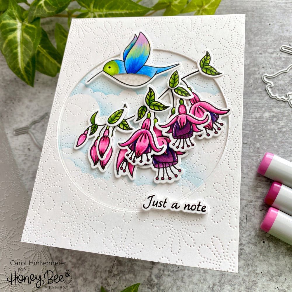 Lazy Daisy Pierced A2 Cover Plate - Honey Cuts - Stand - Alone Dies - Honey Bee Stamps