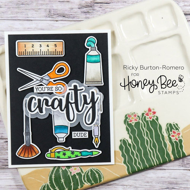 Let's Get Crafty - 6x8 Stamp Set - Retiring - Honey Bee Stamps
