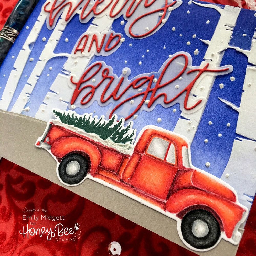 Little Pickup - 4x6 Photopolymer Stamp Set - Honey Bee Stamps