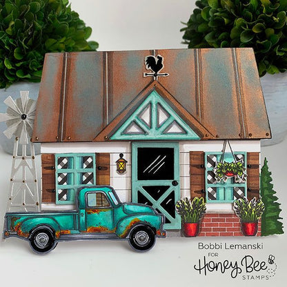 Little Pickup - 4x6 Photopolymer Stamp Set - Honey Bee Stamps