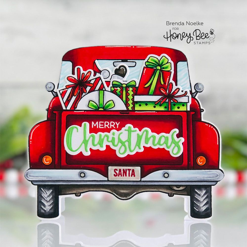 Loads Of Holiday Cheer - 6x8 Photopolymer Stamp Set - Honey Bee Stamps