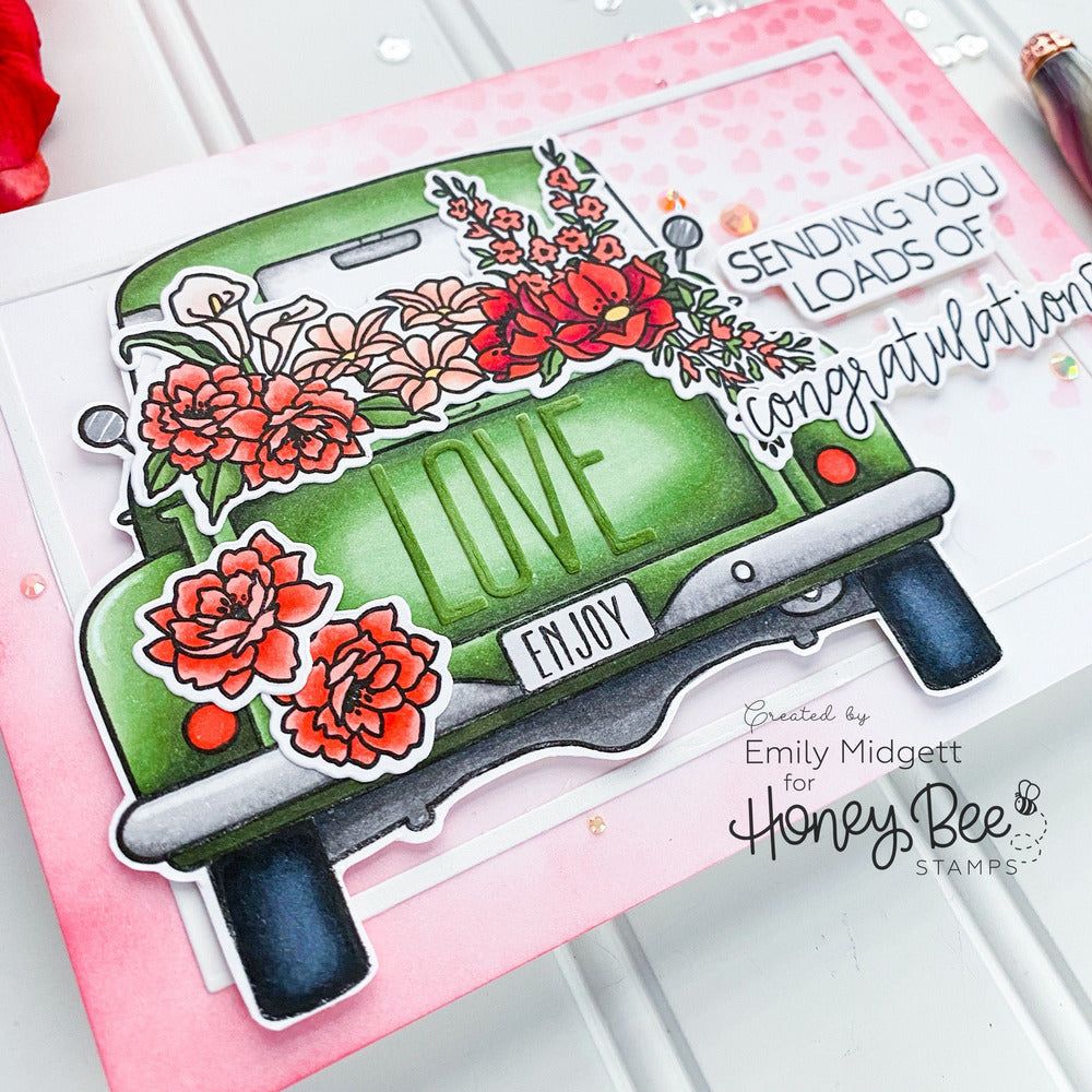 Loads Of Love - Honey Cuts - Coordinating Dies - Honey Bee Stamps