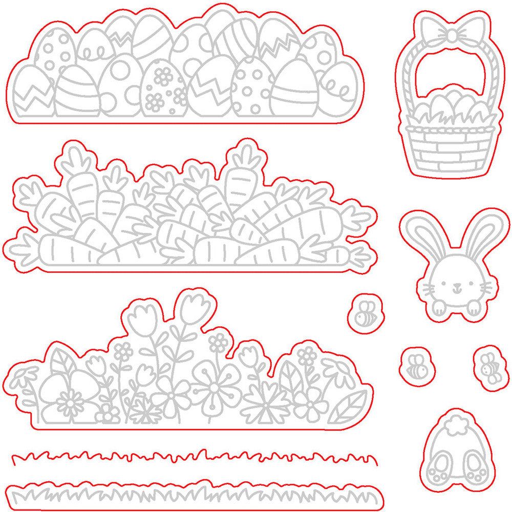 Loads Of Spring - Honey Cuts - Honey Bee Stamps