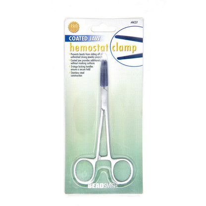 Locking Pliers - Hemostat Clamp with Nylon Coated Jaw Tip 5.75" - Honey Bee Stamps