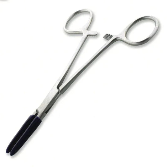 Locking Pliers - Hemostat Clamp with Nylon Coated Jaw Tip 5.75" - Honey Bee Stamps