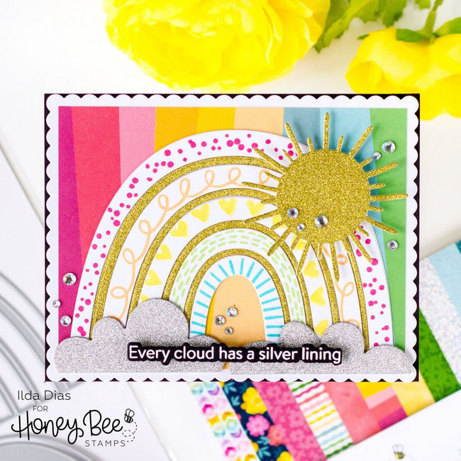 Look For The Rainbow - 6x7 Stamp Set - Honey Bee Stamps
