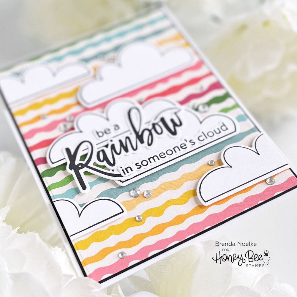 Look For The Rainbow - Honey Cuts - Coordinating Dies - Honey Bee Stamps