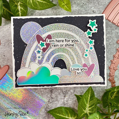 Look For The Rainbow - Honey Cuts - Coordinating Dies - Honey Bee Stamps
