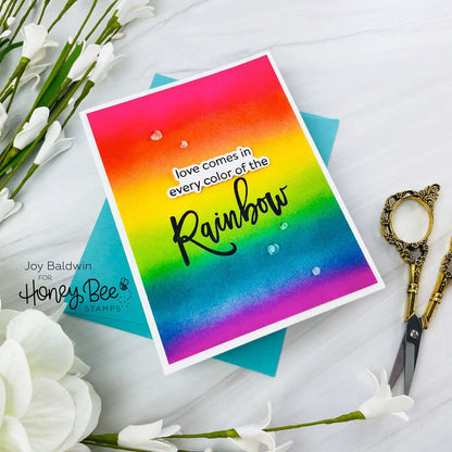 Look For The Rainbow - Honey Cuts - Coordinating Dies - Honey Bee Stamps
