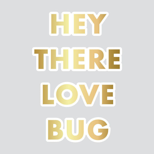 Love Bug Hot Foil Plate and Letter Press Plate and Honey Cuts Dies - Retiring - Honey Bee Stamps