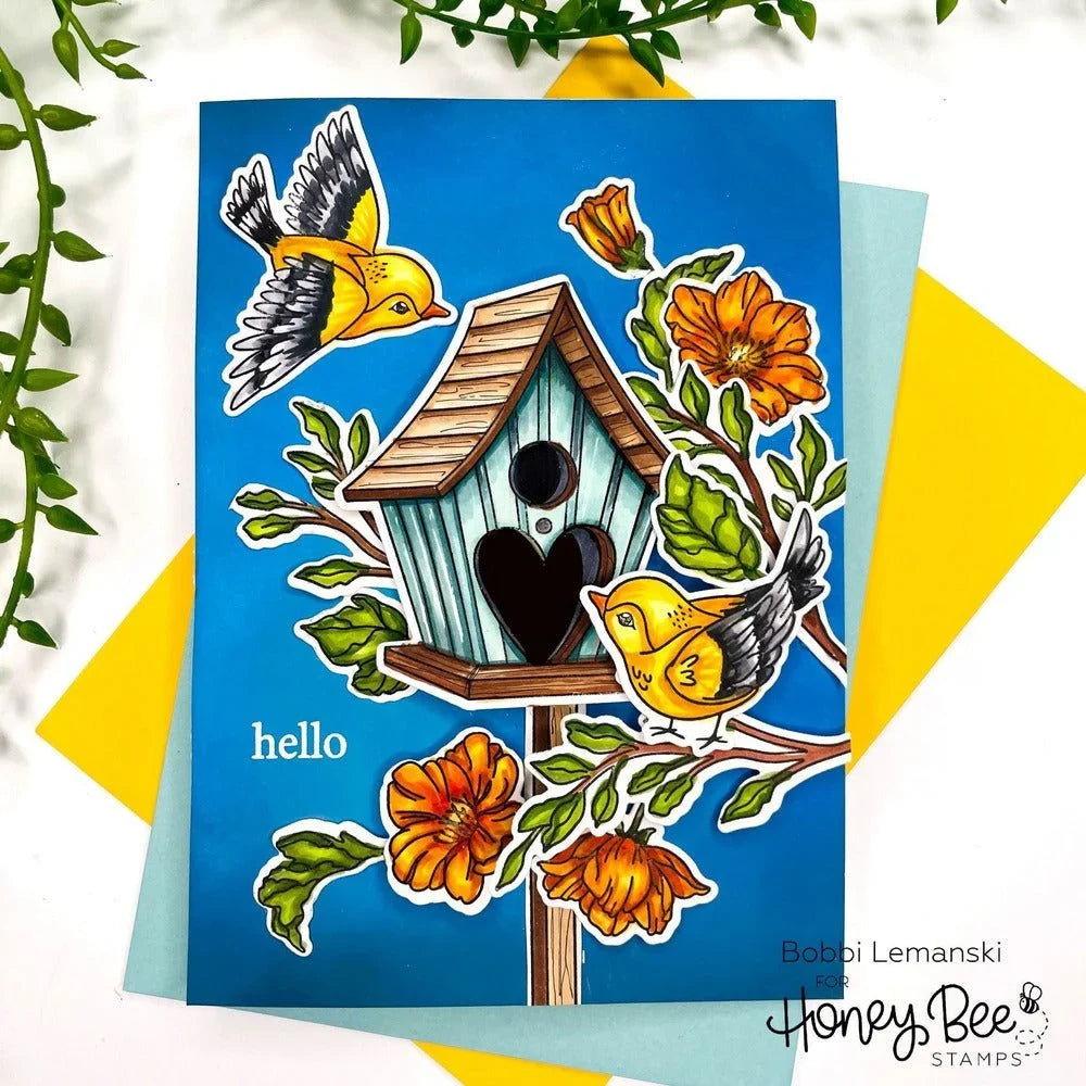 Love Is In The Air - 6x6 Photopolymer Stamp Set RETIRING – Honey Bee Stamps