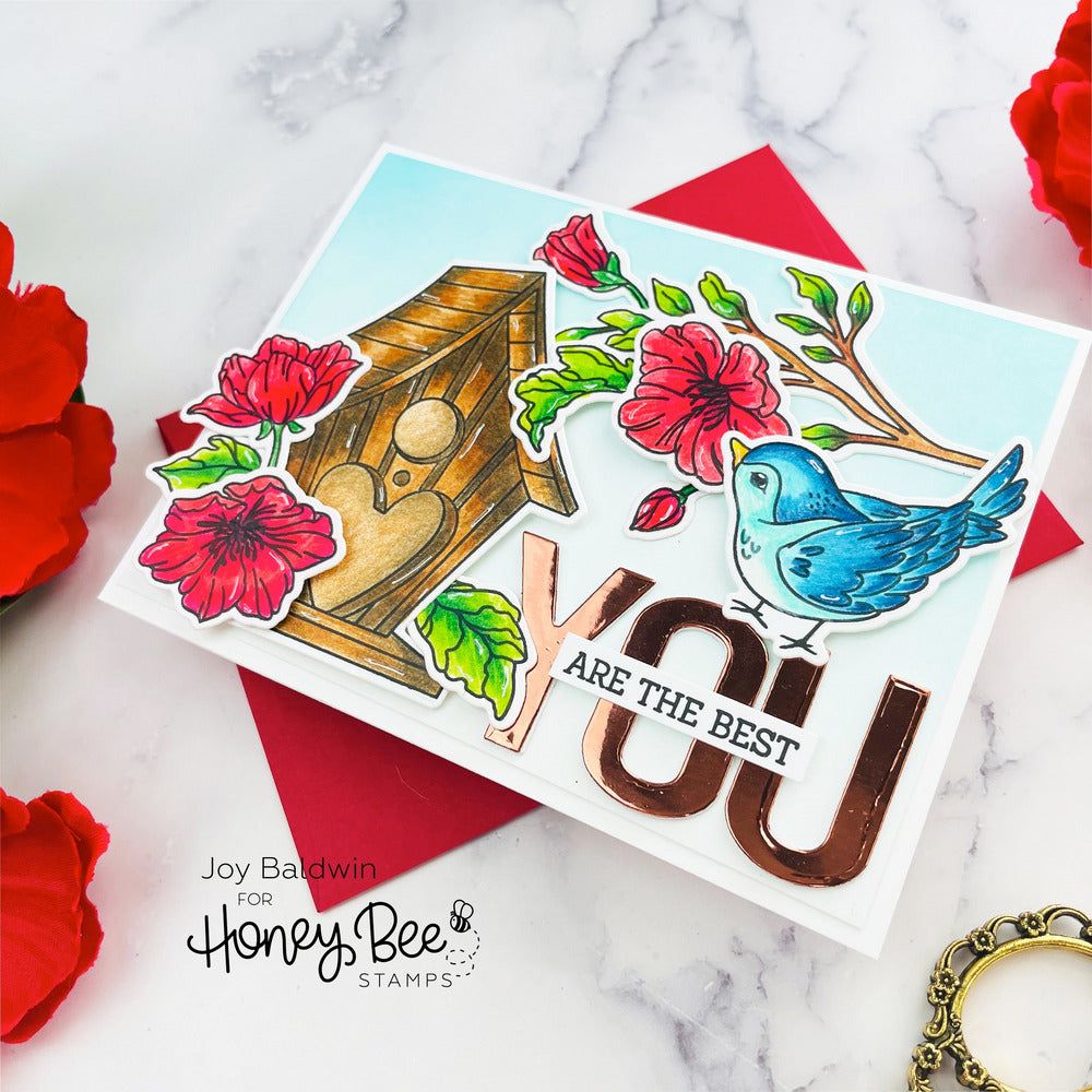 Love Is In The Air - 6x6 Stamp Set - Honey Bee Stamps