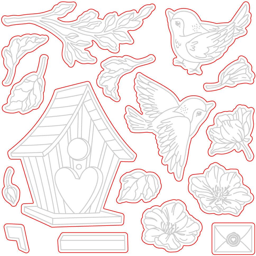 Love Is In The Air - Honey Cuts - Coordinating Dies - Honey Bee Stamps