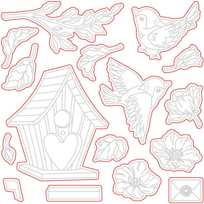 Love Is In The Air - Honey Cuts - Coordinating Dies - Honey Bee Stamps