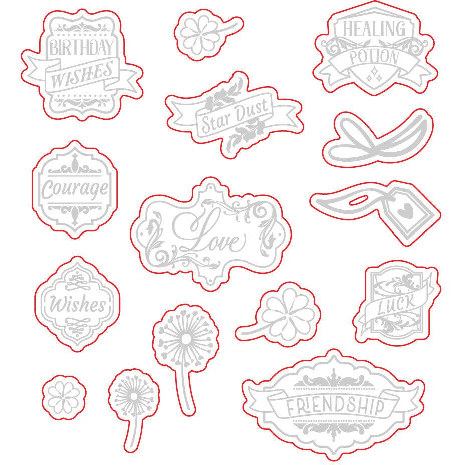 Love & Luck Potion Labels - Honey Cuts - Coordinating Dies - Retiring - Honey Bee Stamps